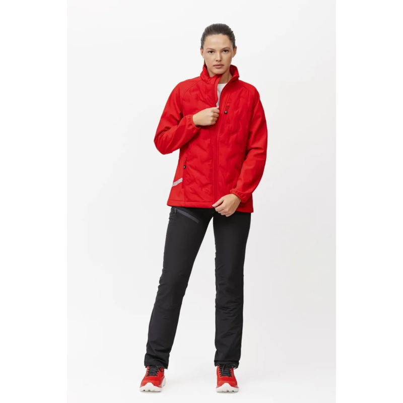 CHAQUETA WORKSHELL ELÁSTICA ACOLCHADA MUJER