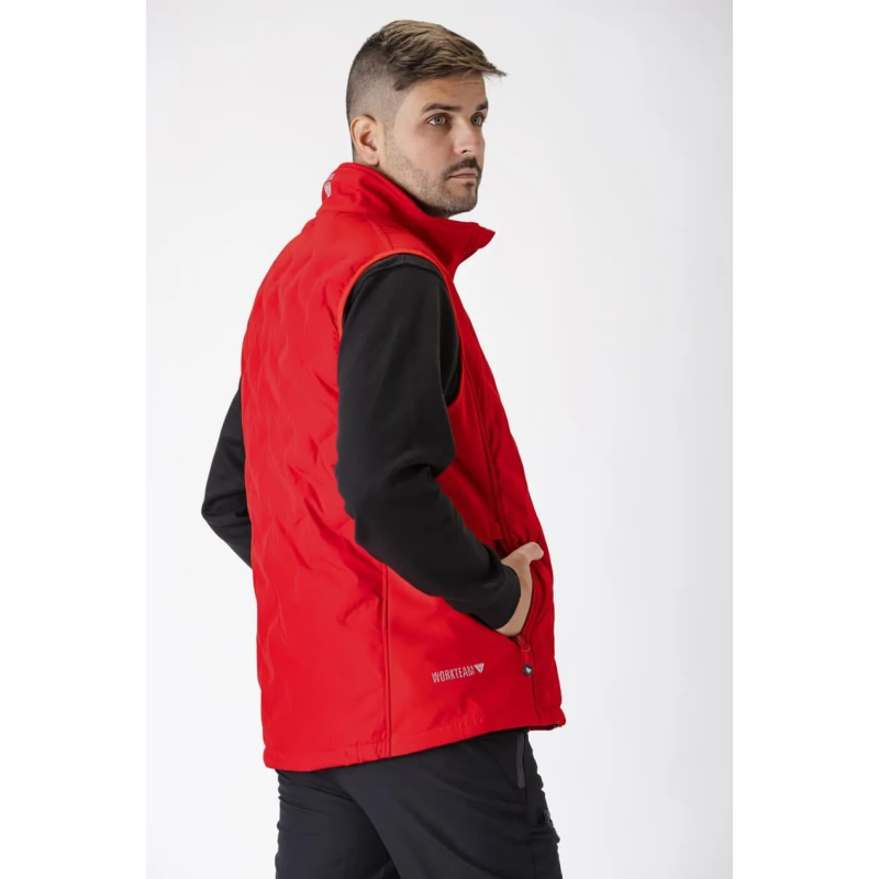 CHALECO WORKSHELL ELÁSTICA ACOLCHADA