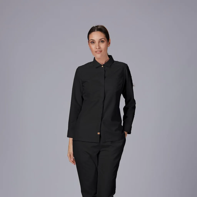 CHAQUETA MUJER CUELLO ITALIANO POL RECICLADO