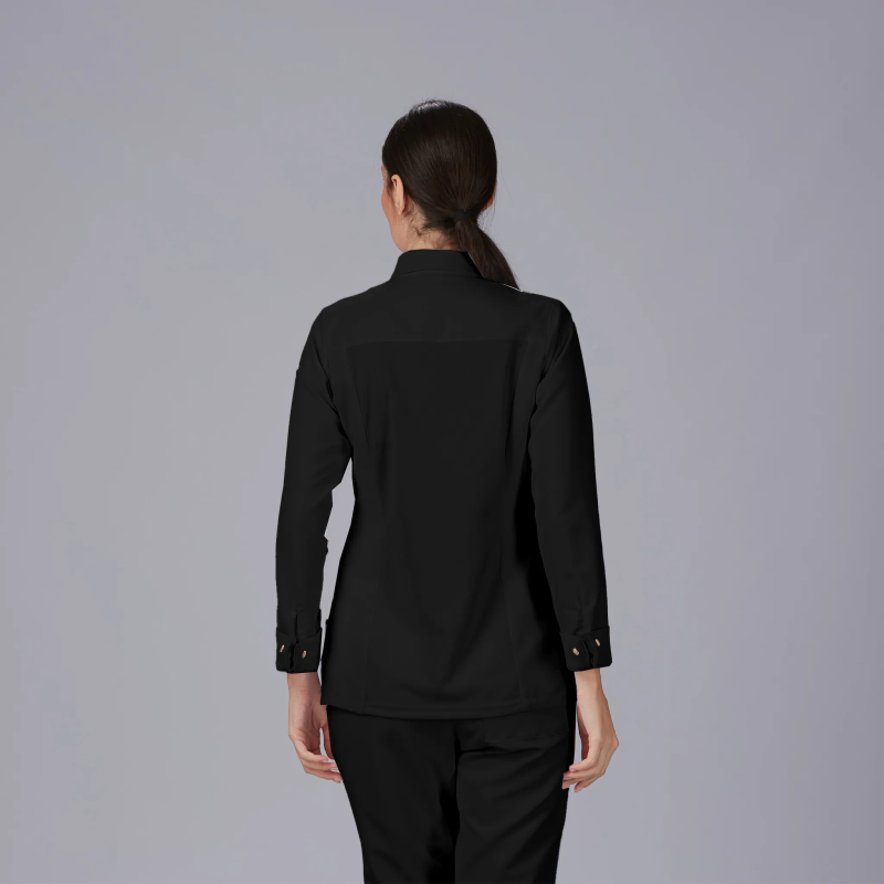 CHAQUETA MUJER CUELLO ITALIANO POL RECICLADO