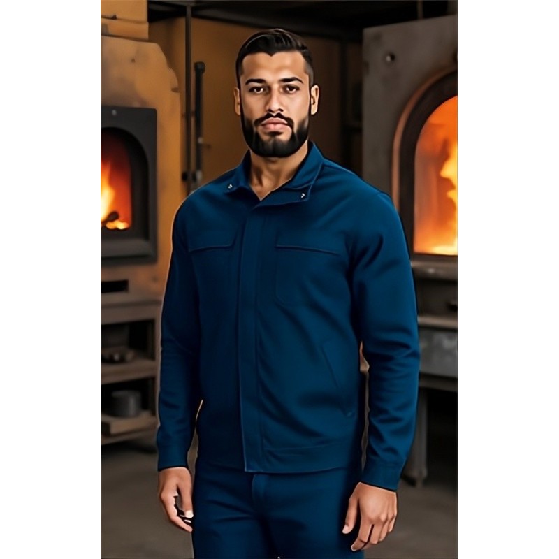 CHAQUETA IGNÍFUGA 100% ALGODÓN FR