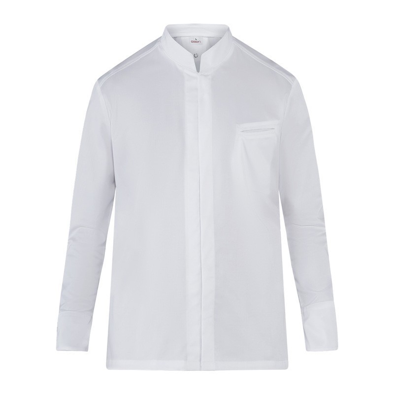 CHAQUETA COCINA CUELLO MAO SLIM FIT