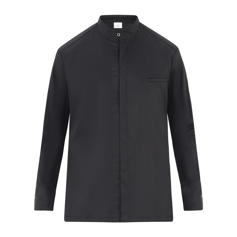 CHAQUETA COCINA CUELLO MAO SLIM FIT