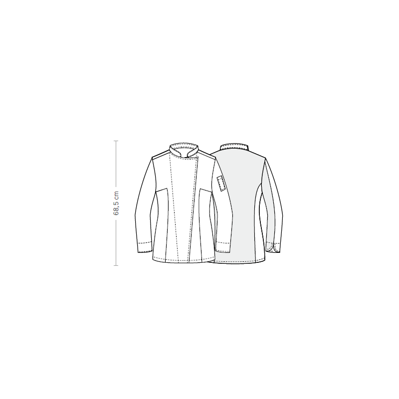 CHAQUETA CHEF MUJER FRESH FIT