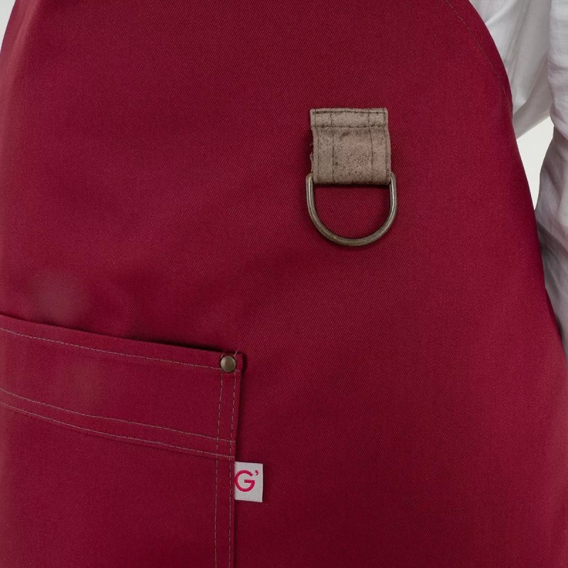 DELANTAL CON PETO CAMARERO UNISEX