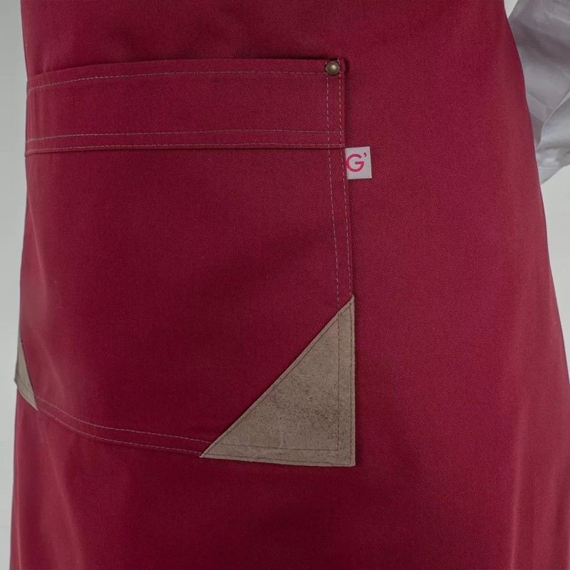 DELANTAL CON PETO CAMARERO UNISEX