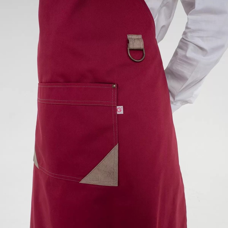 DELANTAL CON PETO CAMARERO UNISEX