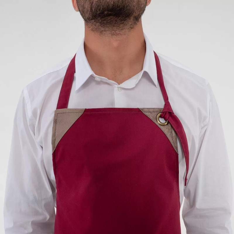 DELANTAL CON PETO CAMARERO UNISEX