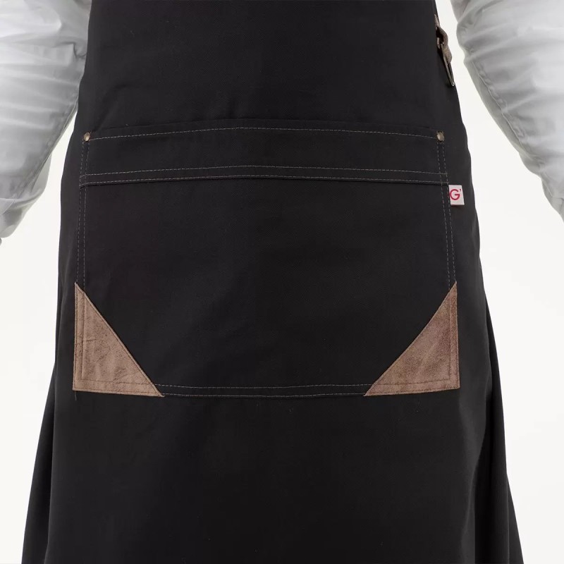 DELANTAL CON PETO CAMARERO UNISEX