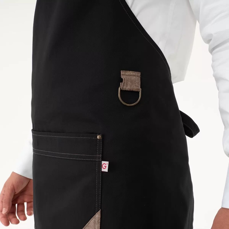 DELANTAL CON PETO CAMARERO UNISEX