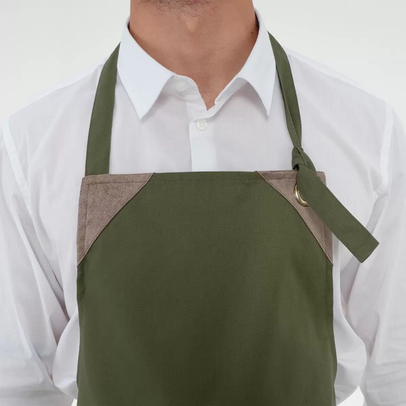 DELANTAL CON PETO CAMARERO UNISEX