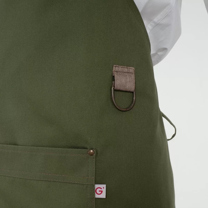 DELANTAL CON PETO CAMARERO UNISEX