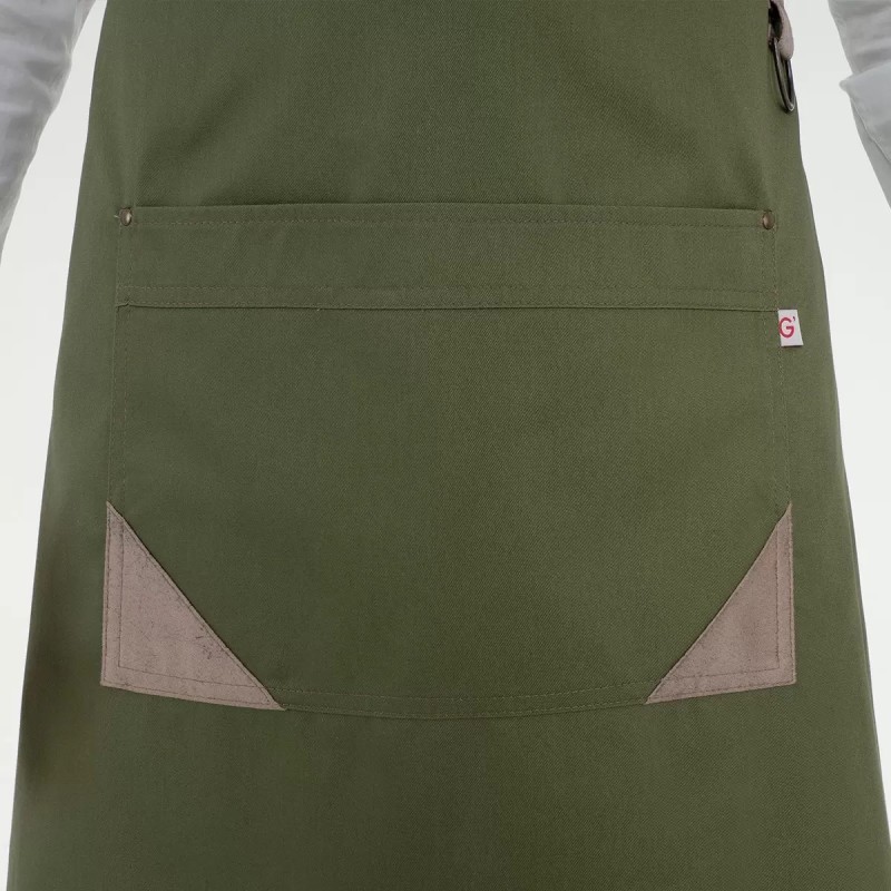 DELANTAL CON PETO CAMARERO UNISEX