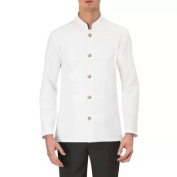 ⭐ CHAQUETA HOSTELERÍA SLIM BLANCA | Azules de Vergara