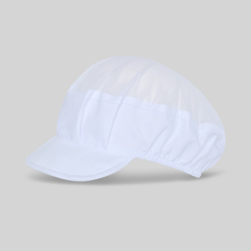 GORRA UNISEX REJILLA Y VISERA RIGIDA 35% ALGODÓN