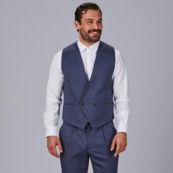 ⭐ CHALECO CRUZADO PARA HOMBRE | Azules de Vergara