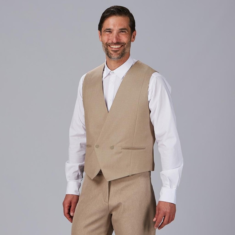 CHALECO CRUZADO PARA HOMBRE