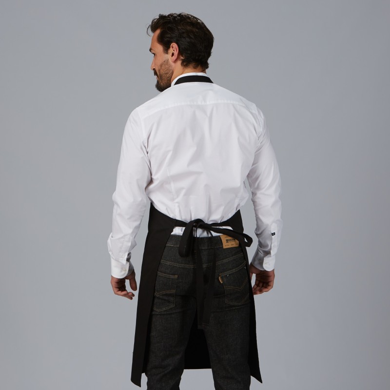 DELANTAL PETO BICOLOR 100% ACRILICO