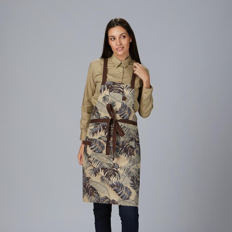 DELANTAL PETO ESTAMPADO UNISEX
