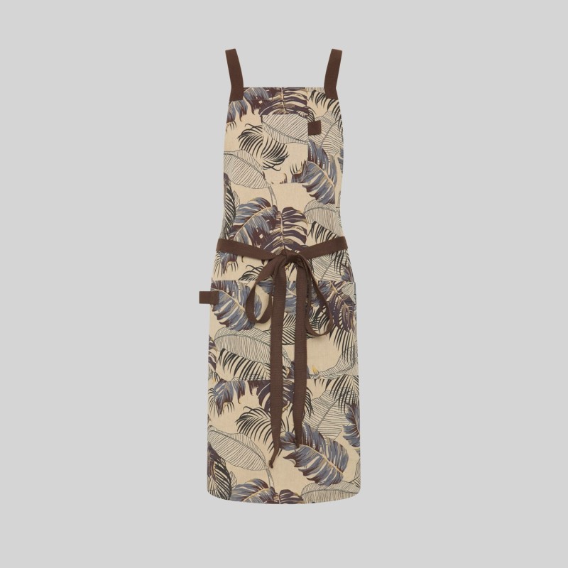 DELANTAL PETO ESTAMPADO UNISEX