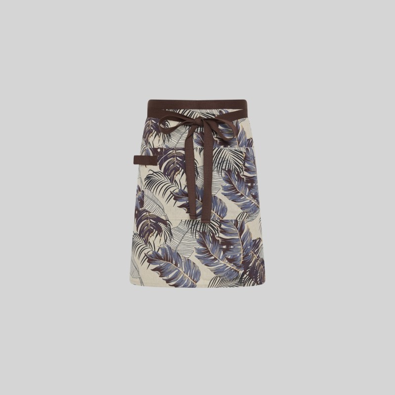 DELANTAL CORTO ESTAMPADO UNISEX