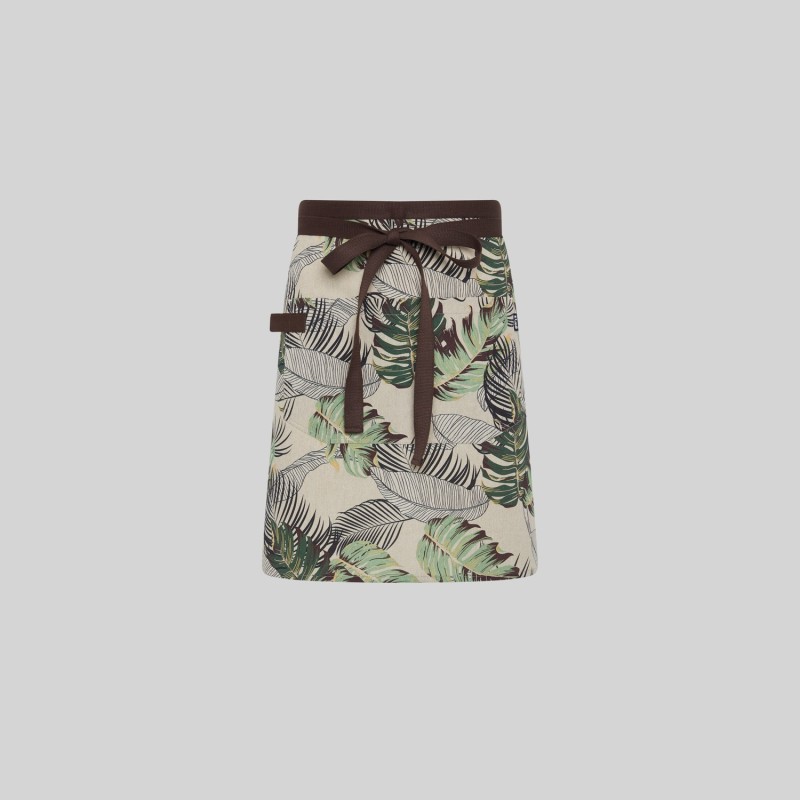 DELANTAL CORTO ESTAMPADO UNISEX