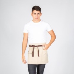 ⭐ DELANTAL CORTO BEIGE | Azules de Vergara