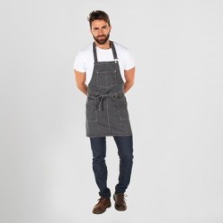 ⭐ DELANTAL CON PETO DENIM PRO | Azules de Vergara