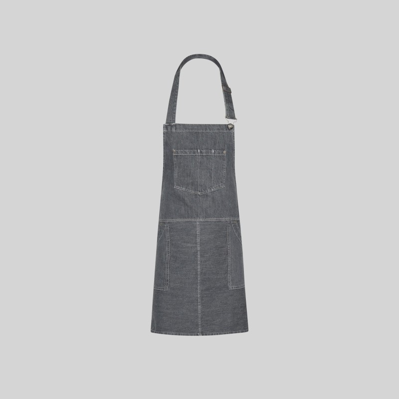 DELANTAL CON PETO DENIM PRO