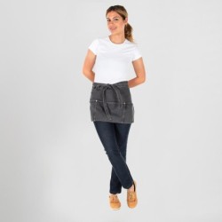 ⭐ DELANTAL CORTO URBANO 100% ALGODON | Azules de Vergara