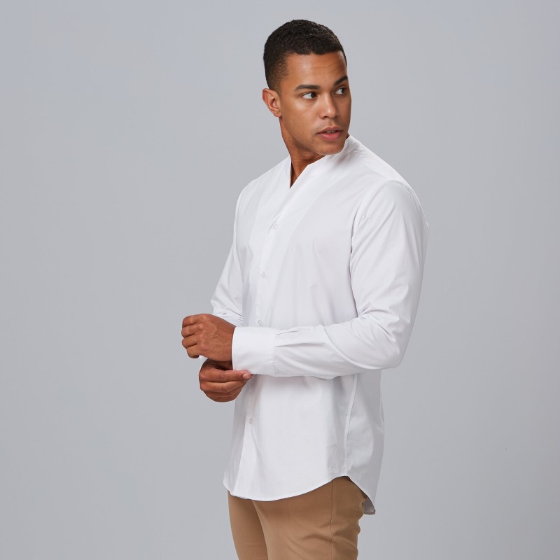 CAMISA HOMBRE CUELLO CHIMENEA SLIM FIT