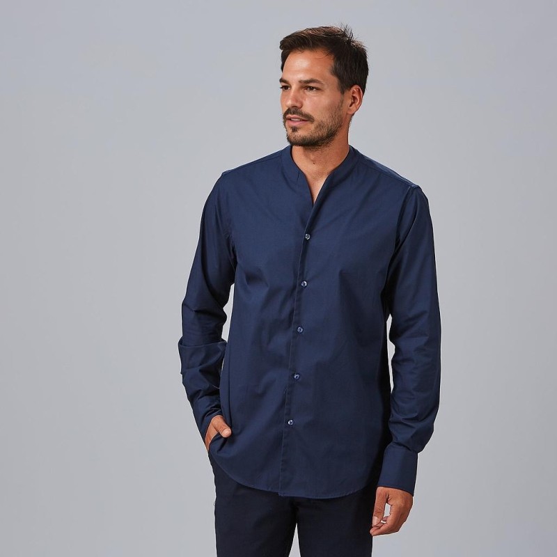 CAMISA HOMBRE CUELLO CHIMENEA SLIM FIT