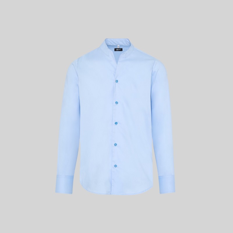 CAMISA HOMBRE CUELLO CHIMENEA SLIM FIT