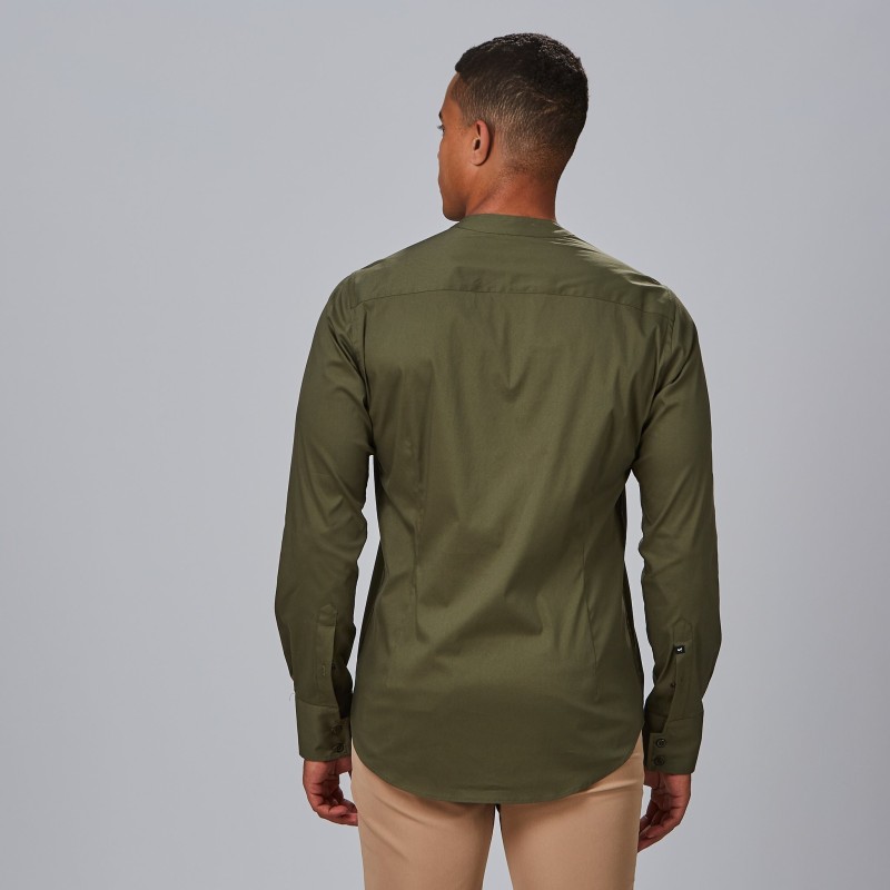 CAMISA HOMBRE CUELLO CHIMENEA SLIM FIT
