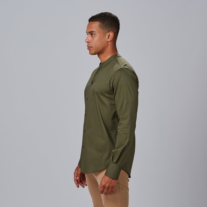 CAMISA HOMBRE CUELLO CHIMENEA SLIM FIT