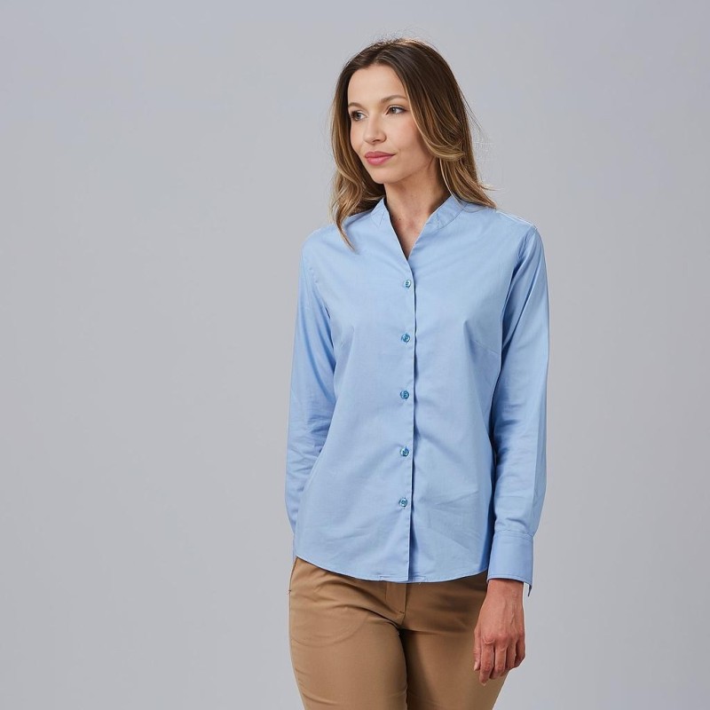 CAMISA CUELLO CHIMENEA MUJER