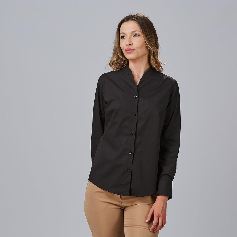 CAMISA CUELLO CHIMENEA MUJER