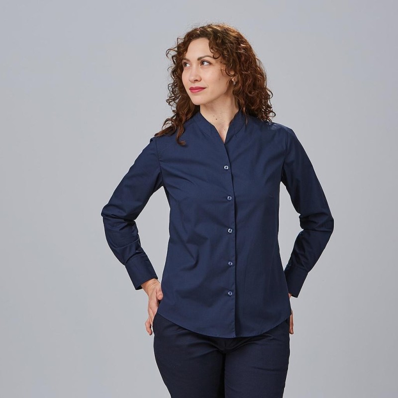 CAMISA CUELLO CHIMENEA MUJER