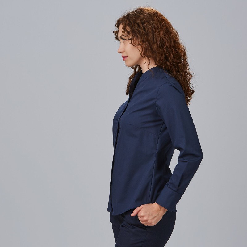 CAMISA CUELLO CHIMENEA MUJER