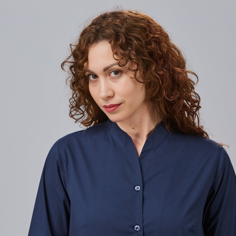 CAMISA CUELLO CHIMENEA MUJER