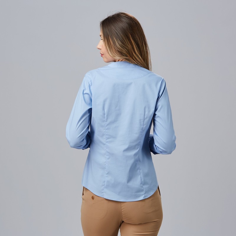 CAMISA CUELLO CHIMENEA MUJER