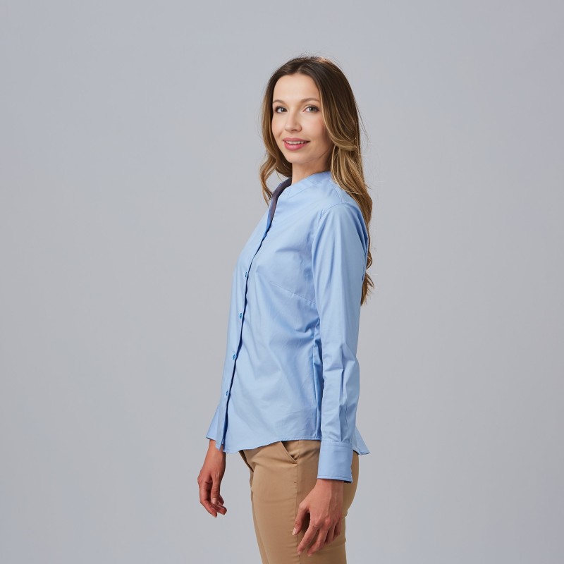 CAMISA CUELLO CHIMENEA MUJER