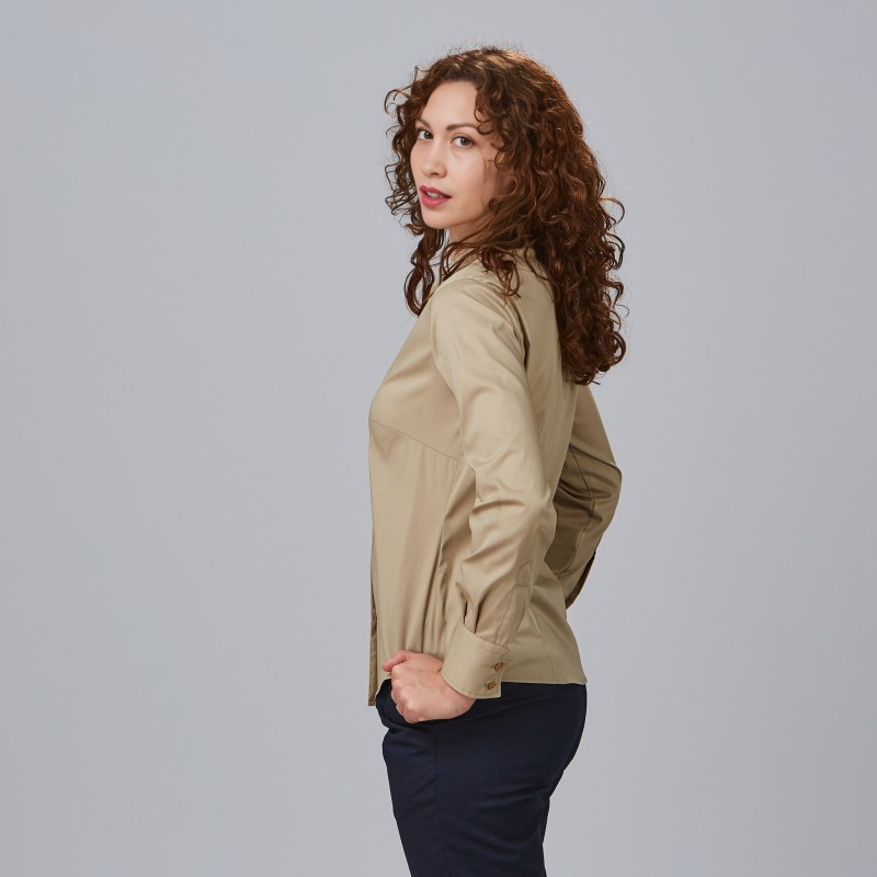 CAMISA CUELLO CHIMENEA MUJER