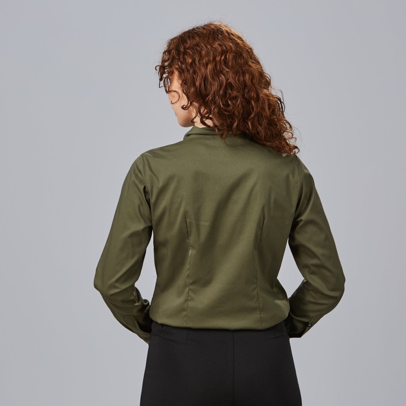 CAMISA PROFESIONAL FEMENINA POPELIN
