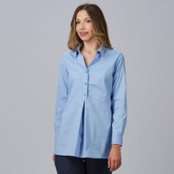 ⭐ CAMISA FEMENINA REMANGABLE | Azules de Vergara