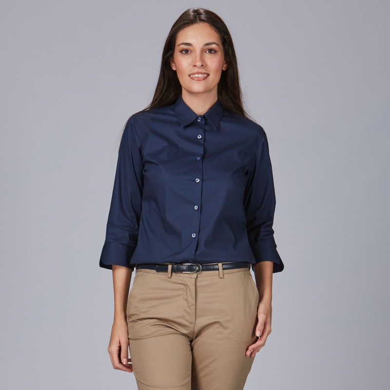 CAMISA MUJER ¾ BEA CLÁSICA