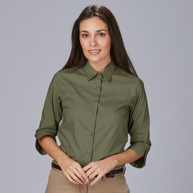 CAMISA MUJER ¾ BEA CLÁSICA