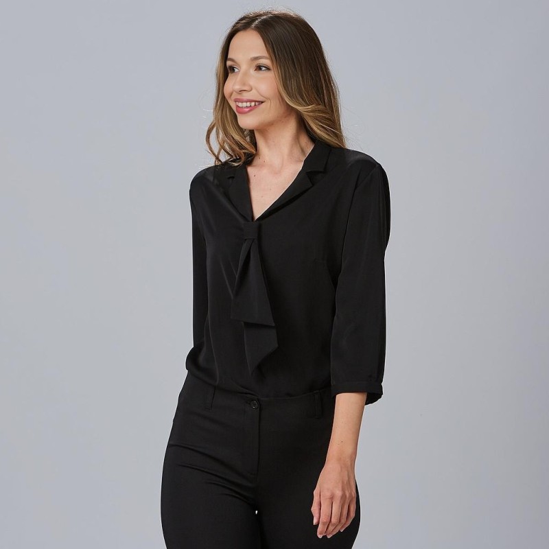 BLUSA MUJER CUELLO SOLAPA