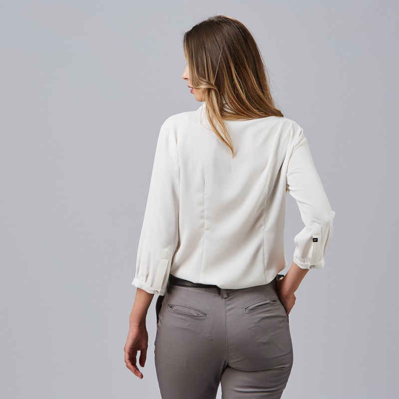 BLUSA MUJER CUELLO SOLAPA