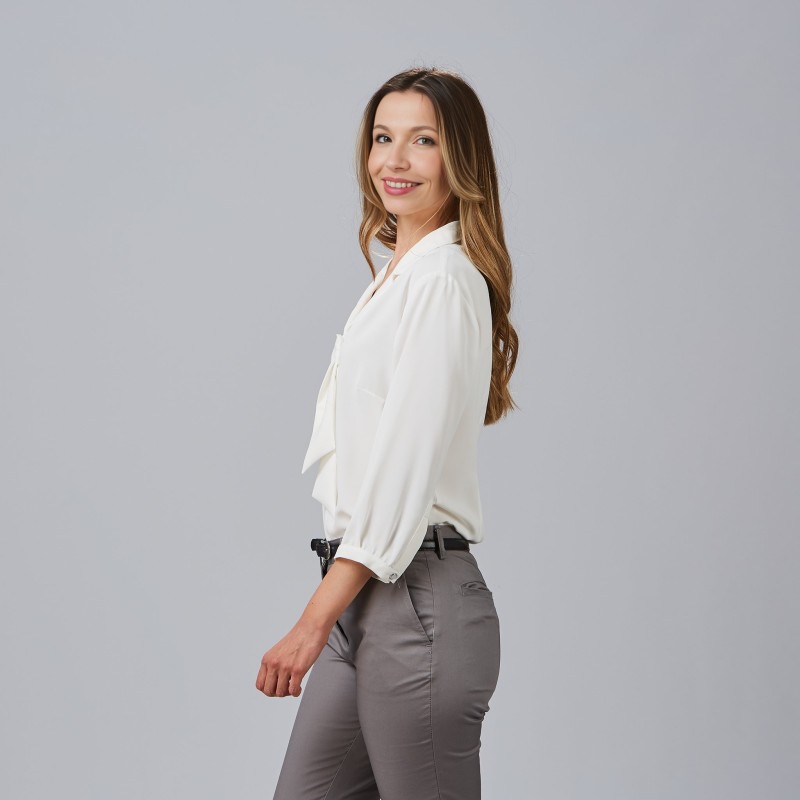 BLUSA MUJER CUELLO SOLAPA